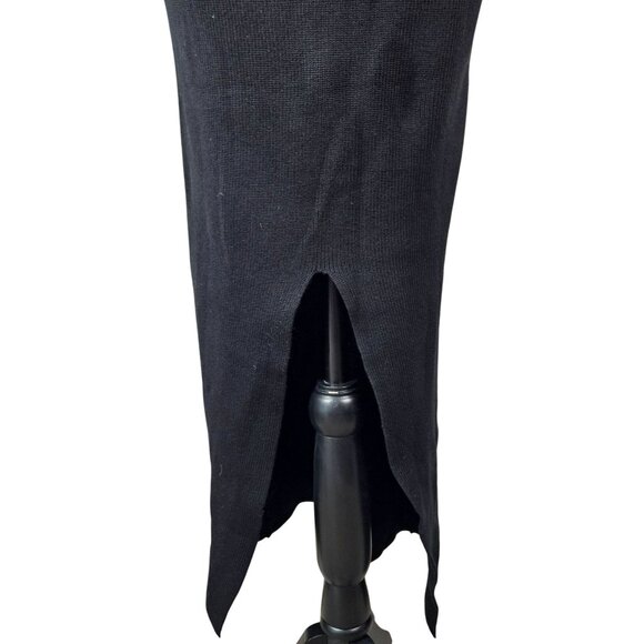 Sdencin Women's Sexy Twist Knot Front Ribbed Knit Bodycon Tube Dress Size Small - Picture 5 of 6